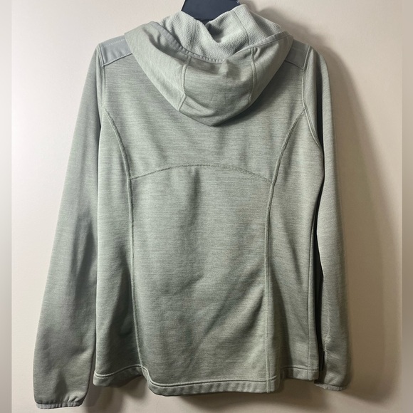Columbia Women’s Fleece Lined Hooded Zip Up Jacket Green Size Medium Outdoor - Picture 2 of 8